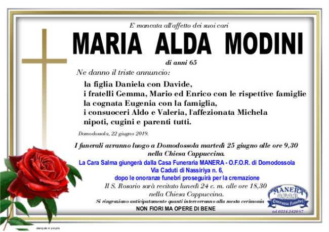 ANNUNCIO MODINI M