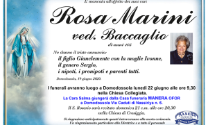 ANNUNCIO Marini Rosa