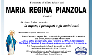 ANNUNCIO Pianzola M