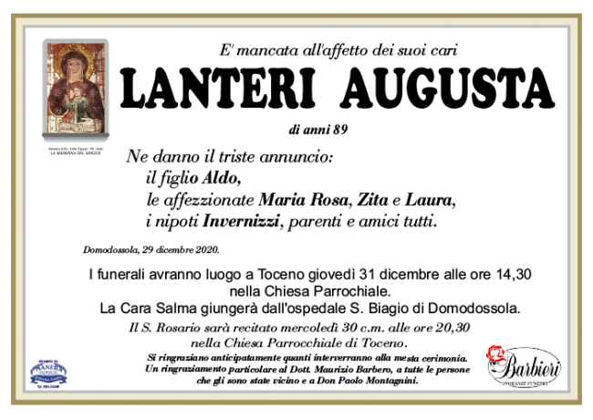 ANN MAD DI RE Lanteri Augusta