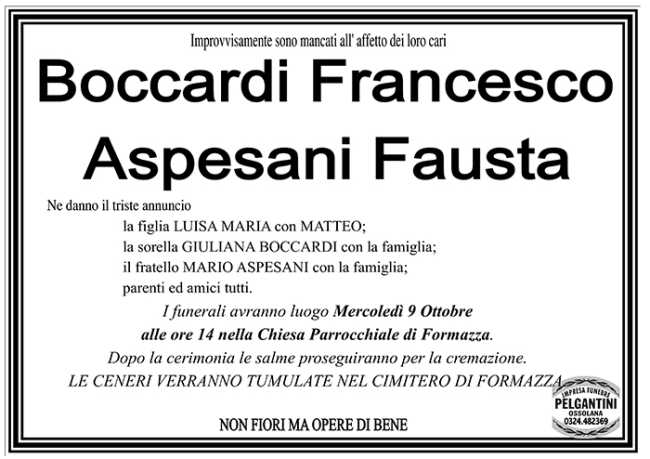 BOCCARDI ASPESANI