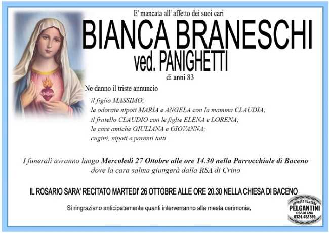 Bianca Braneschi ved. Panighetti