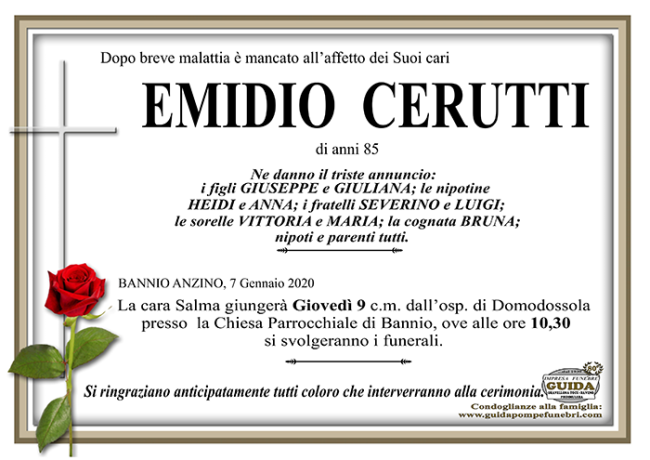 CERUTTI EMIDIO
