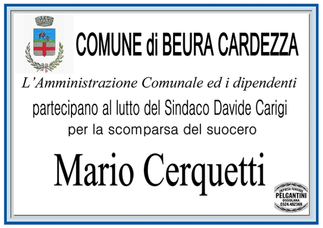 COMUNE BEURA Mario cerqueti