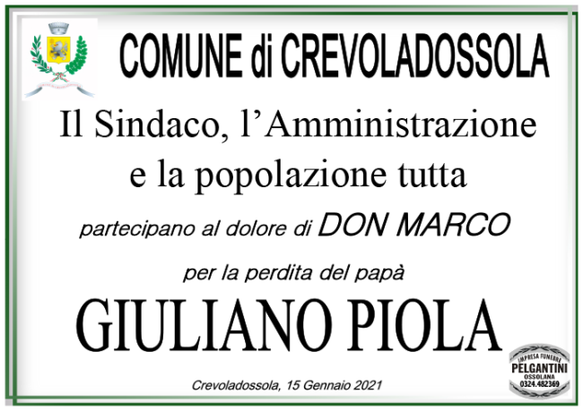 COMUNE CREVOLA DON MARCO