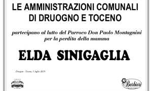 COMUNE DI DRUOGNO Sinigaglia