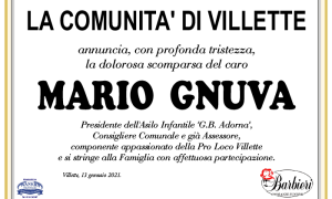 COMUNITA VILLETTE Mario Gnuva