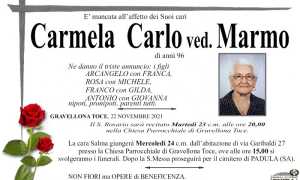 Carmela Carlo ved. Marmo