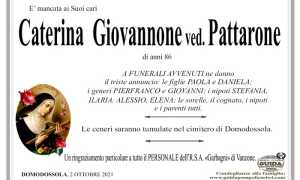 Caterina Giovannone ved. Pattarone