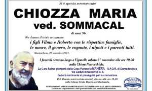 Chiozza Maria ved. Sommacal