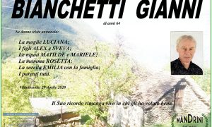 FUNEBRE BIANCHETTI GIANNI