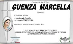 FUNEBRE GUENZA MARCELLA