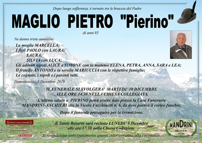 FUNEBRE MAGLIO PIETRO