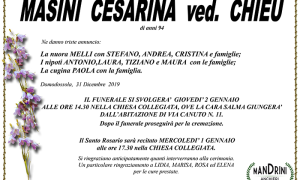 FUNEBRE MASINI CESARINAved chieu