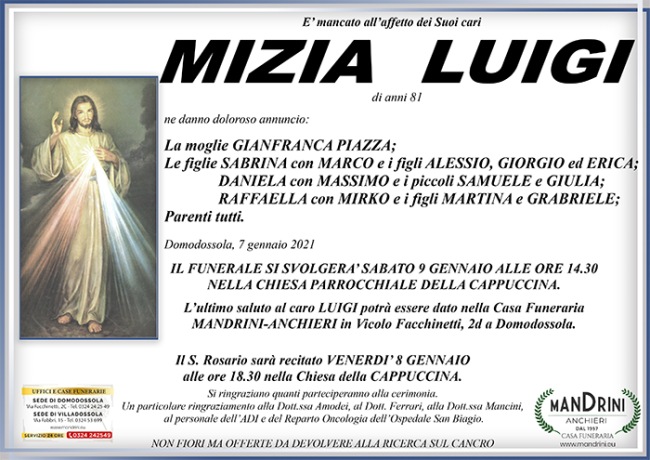 FUNEBRE MIZIA LUIGI