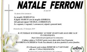 FUNEBRE NATALE FERRONI