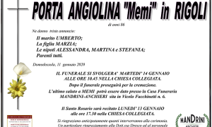 FUNEBRE PORTA ANGIOLINA