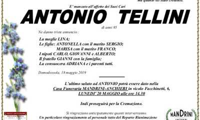 FUNEBRE TELLINI ANTONIO