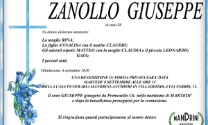 FUNEBRE zanollo giuseppe