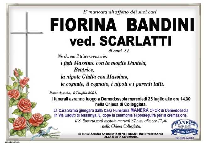 Florina Bandini ved. Scarlatti