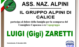GRUPPO ALPINI CALICE Luigi Zar 1
