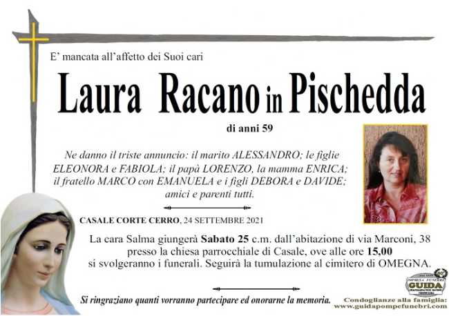 Laura Racano in Pischedda
