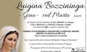 Luigina Bozzininga Gina ved. Marta