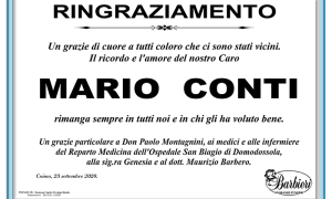 Mario Conti Un grazie