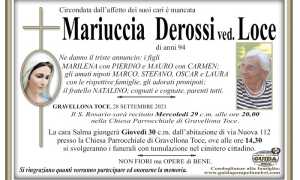 Mariuccia Derossi ved. Loce