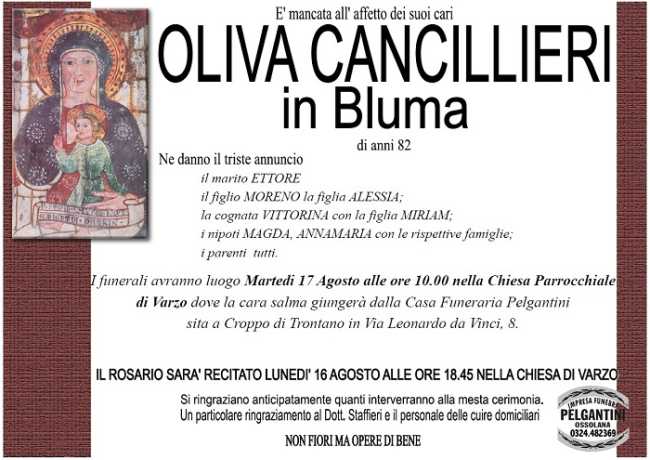 Oliva Cancillieri in Bluma