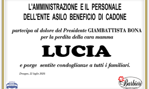 PARTECIPAZIONE ENTE ASILO BENEFICIO Margaroli Lucia