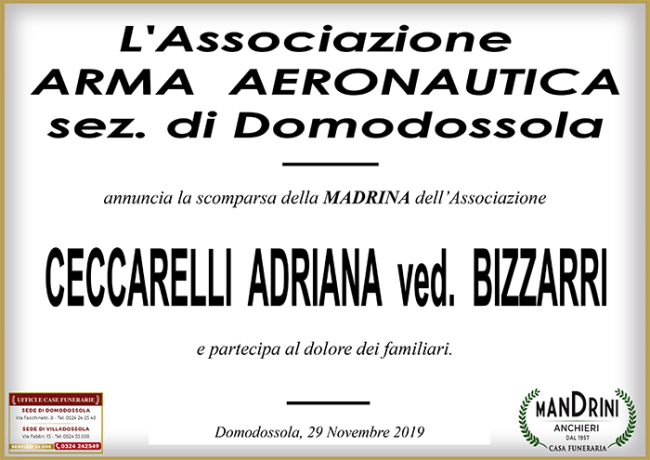 PARTECIPAZIONI CECCARELLI ADRIANA