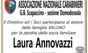 Part Ass Naz Carabinieri Domo per Laura Annovazzi