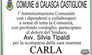 Partecipazione Comune di Calasca Castiglione per mamma Carla