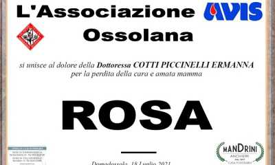 Partecipazioni Associazione Avis ossolana per Rosa Cara