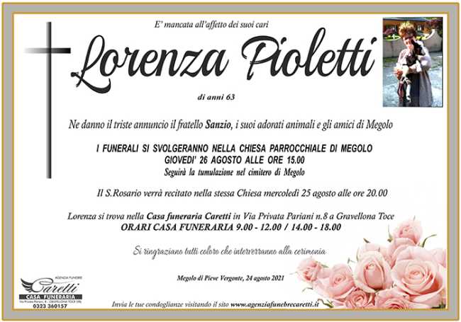 Pioletti Lorenza Megolo