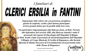 RINGRAZIAMENTO clerici