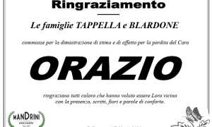 RINGRAZIAMENTO tappella