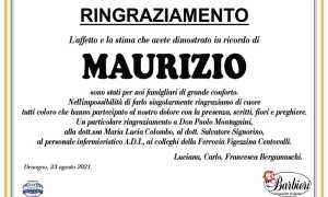 Ringraziamenti per Maurizio Bergamaschi