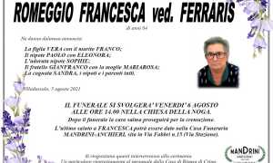 Romeggio Francesca ved. Ferraris