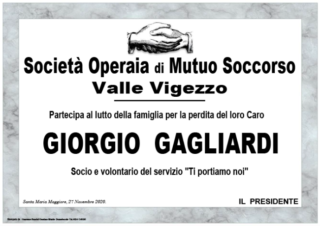 SOCIETA OPERAIA GIORGIO GAGLI 1