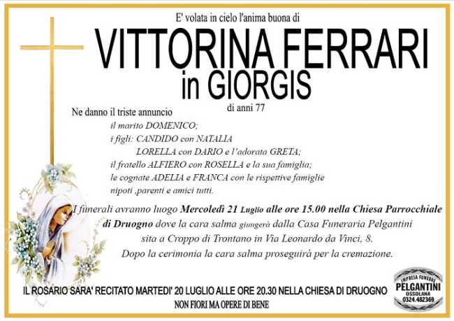 Vittorina Ferrari in Giorgis