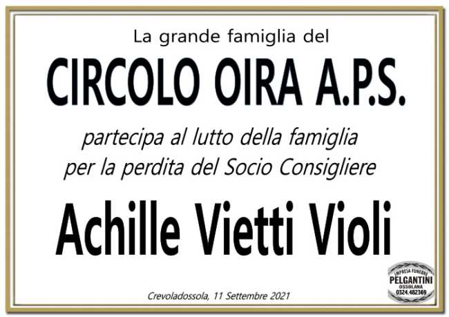 achille CIRCOLO OIRA