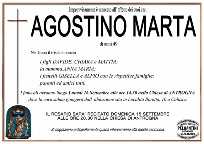 agostino MARTA