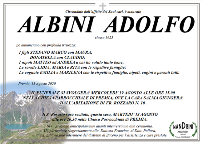 albini adolfo