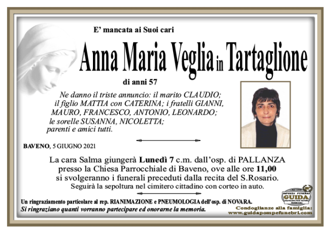 anna tartaglione VEGLIA