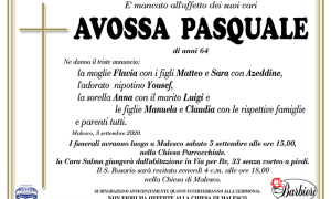 annuncio Avossa Pasquale