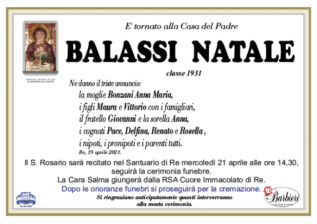 annuncio Balassi Natale