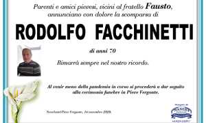 annuncio Facchinetti Rodolfo