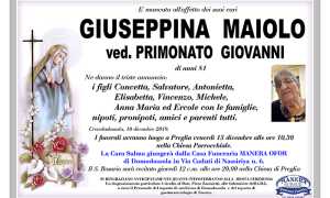 annuncio Maiolo giuseppina